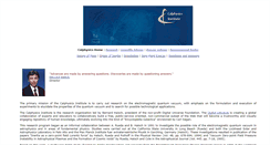Desktop Screenshot of calphysics.org